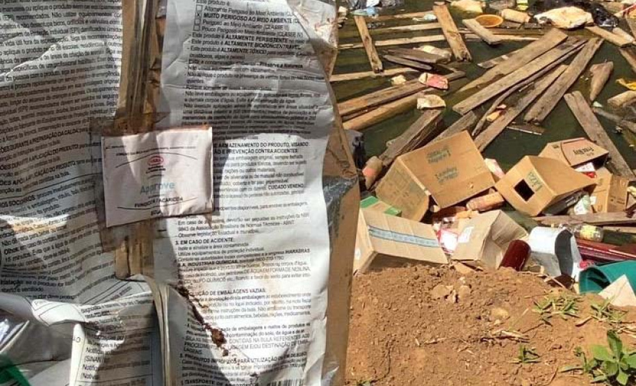 Fiscais do Escritório Regional de União da Vitória do Instituto Água e Terra (IAT) encontraram, nesta sexta-feira (19), diversas irregularidades ambientais em uma propriedade rural de General Carneiro, no extremo Sul do Paraná.  General Carneiro, 19/02/2021  -  Foto: Divulgação SEDEST/IAT