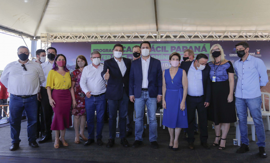 O governador Carlos Massa Ratinho Junior autorizou nesta segunda-feira (22) a ordem de serviço para a construção de um Condomínio do Idoso em Ponta Grossa, nos Campos Gerais.  -  Ponta Grossa, 22/02/2021  -  Foto: Jonathan Campos/AEN