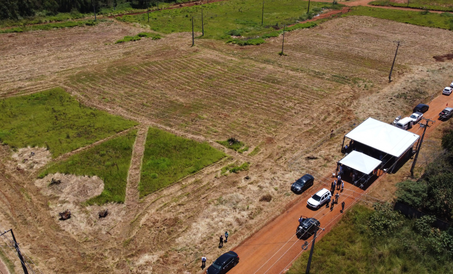 O governador Carlos Massa Ratinho Junior autorizou nesta segunda-feira (22) a ordem de serviço para a construção de um Condomínio do Idoso em Ponta Grossa, nos Campos Gerais.  -  Ponta Grossa, 22/02/2021  -  Foto: Jonathan Campos/AEN