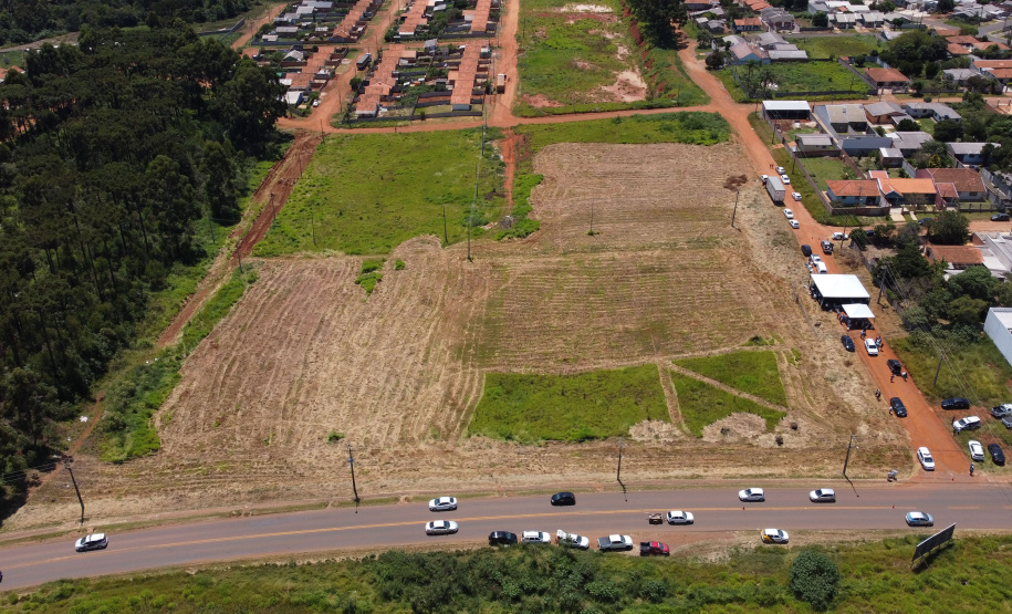 O governador Carlos Massa Ratinho Junior autorizou nesta segunda-feira (22) a ordem de serviço para a construção de um Condomínio do Idoso em Ponta Grossa, nos Campos Gerais.  -  Ponta Grossa, 22/02/2021  -  Foto: Jonathan Campos/AEN