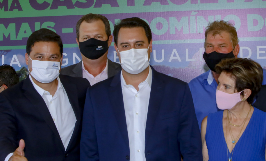 O governador Carlos Massa Ratinho Junior autorizou nesta segunda-feira (22) a ordem de serviço para a construção de um Condomínio do Idoso em Ponta Grossa, nos Campos Gerais. - Ponta Grossa, 22/02/2021  -  Foto: Gilson Abreu/AEN