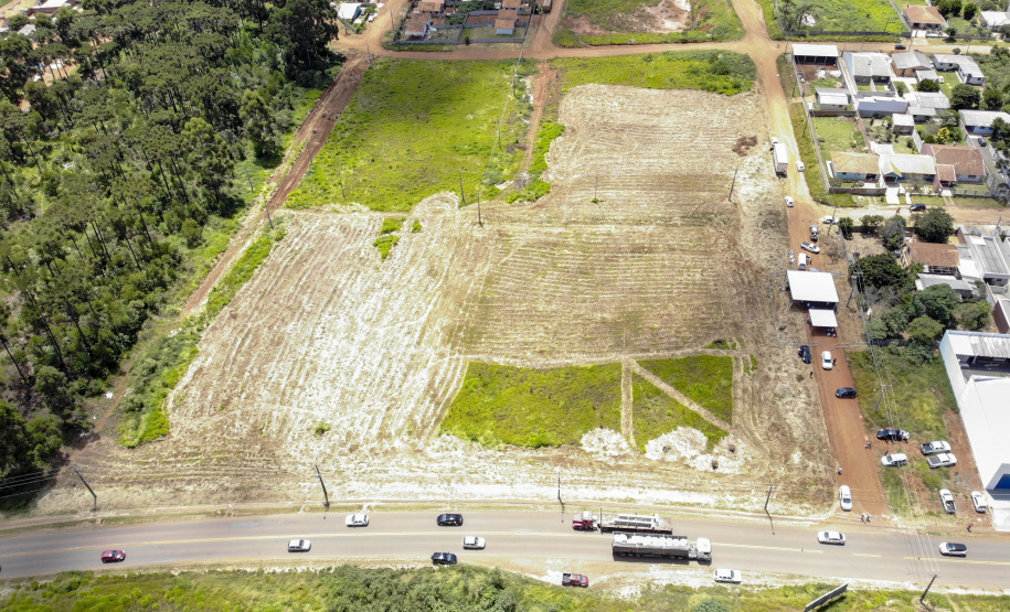 O governador Carlos Massa Ratinho Junior autorizou nesta segunda-feira (22) a ordem de serviço para a construção de um Condomínio do Idoso em Ponta Grossa, nos Campos Gerais. - Ponta Grossa, 22/02/2021  -  Foto: Gilson Abreu/AEN