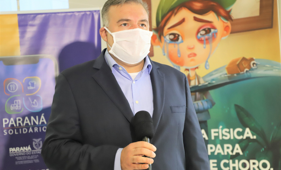 A Secretaria da Justiça, Família e Trabalho e o Conselho Estadual dos Direitos da Criança e do Adolescente (Cedca) vão repassar R$ 75.000,00 (setenta e cinco mil reais) por instituição que atende crianças e adolescente para fortalecer a rede socioassistencial da política da criança e do adolescente no estado. Na foto, o secretário Ney Leprevost - Curitiba, 23/02/2021 - Foto: Divulgação SEJUF