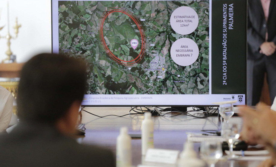 O Governo do Estado apresentou nesta terça-feira (23) para o comando do Exército Brasileiro o projeto de Ponta Grossa para receber a nova Escola de Sargentos das Armas (ESA)