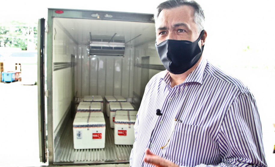 Governo do Paraná Recebe Mais 102.500 Deses da Vacina do Covid-19. Foto: Ari Dias/AEN