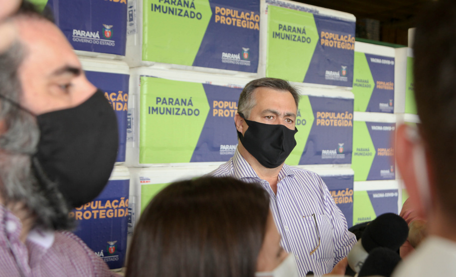 Governo do Paraná Recebe Mais 102.500 Deses da Vacina do Covid-19. Foto: Ari Dias/AEN