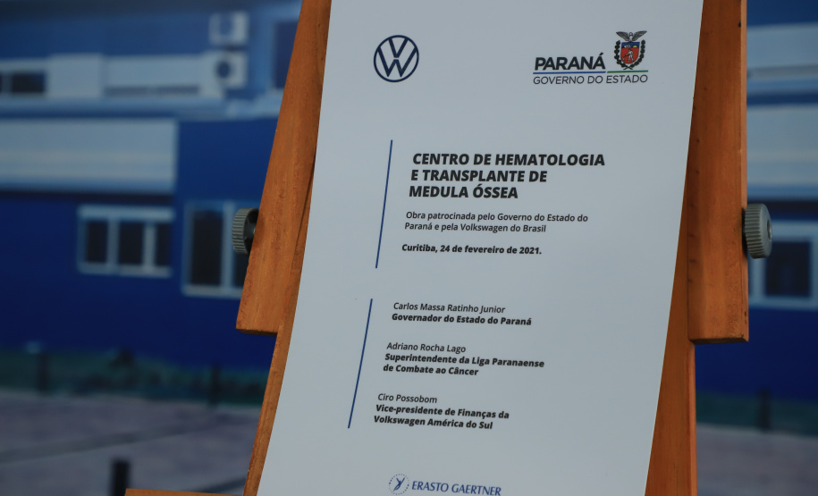 O Governo do Estado colaborou com uma nova ampliação do complexo Erasto Gaertner, em Curitiba. O hospital, referência nacional no atendimento oncológico, inaugurou nesta quarta-feira (24) o Centro de Hematologia e Transplante de Medula Óssea. - Curitiba, 24/02/2021 - Foto: José Fernando Ogura/AEN