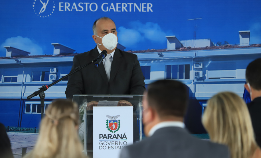 O Governo do Estado colaborou com uma nova ampliação do complexo Erasto Gaertner, em Curitiba. O hospital, referência nacional no atendimento oncológico, inaugurou nesta quarta-feira (24) o Centro de Hematologia e Transplante de Medula Óssea. - Curitiba, 24/02/2021 - Foto: José Fernando Ogura/AEN