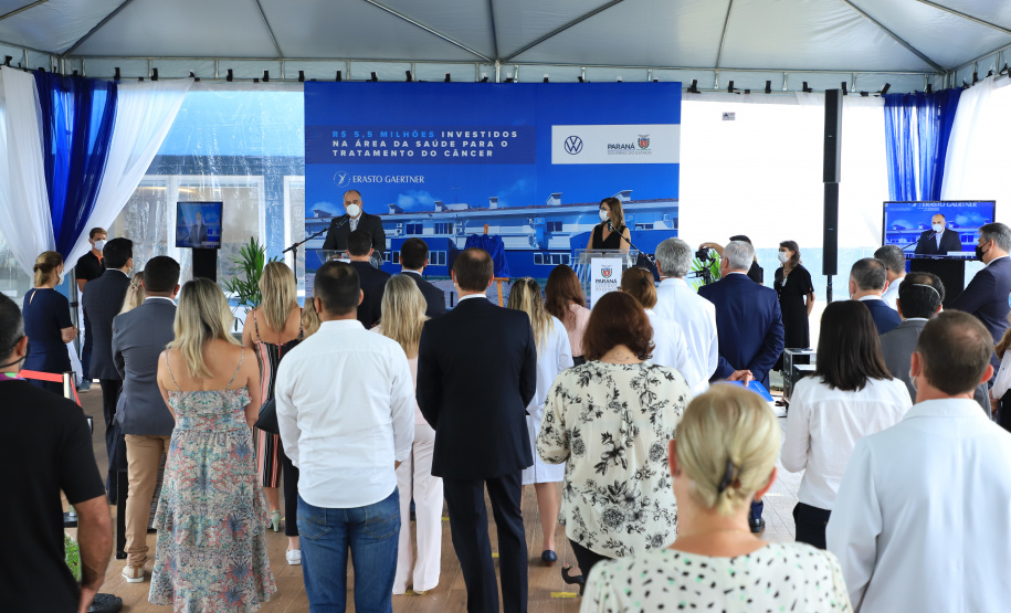 O Governo do Estado colaborou com uma nova ampliação do complexo Erasto Gaertner, em Curitiba. O hospital, referência nacional no atendimento oncológico, inaugurou nesta quarta-feira (24) o Centro de Hematologia e Transplante de Medula Óssea. - Curitiba, 24/02/2021 - Foto: José Fernando Ogura/AEN