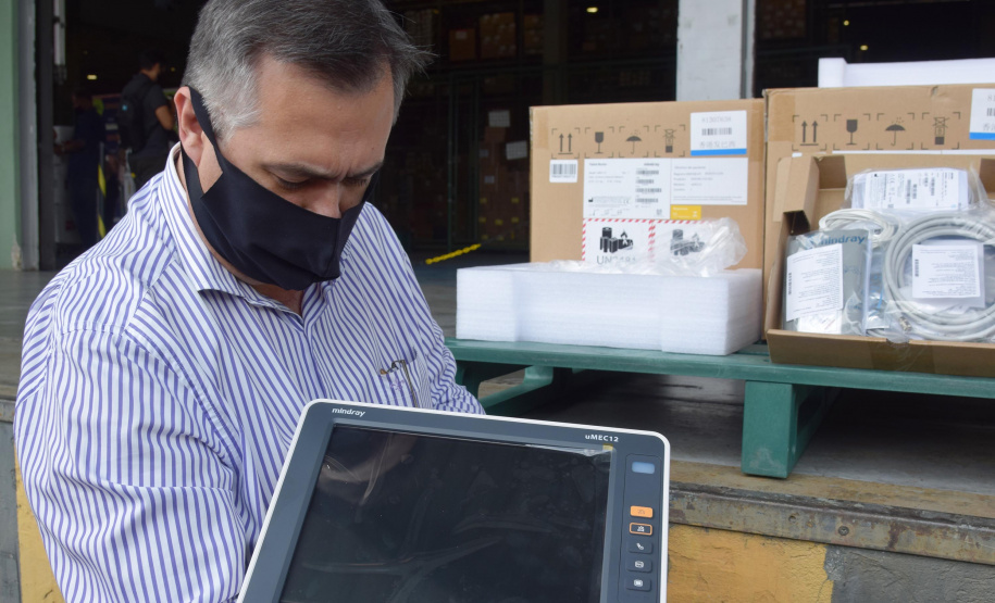 Sesa disponibiliza 113 novos leitos exclusivos Covid-19 em cinco dias e envia equipamentos para hospitais  -  Curitiba, 24/02/2021  -  Foto: Américo Antonio/SESA