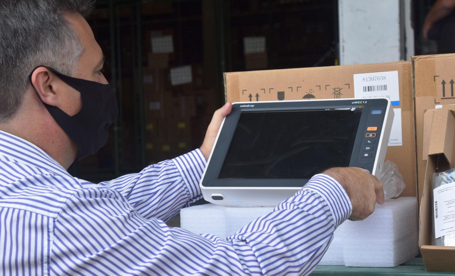 Sesa disponibiliza 113 novos leitos exclusivos Covid-19 em cinco dias e envia equipamentos para hospitais  -  Curitiba, 24/02/2021  -  Foto: Américo Antonio/SESA