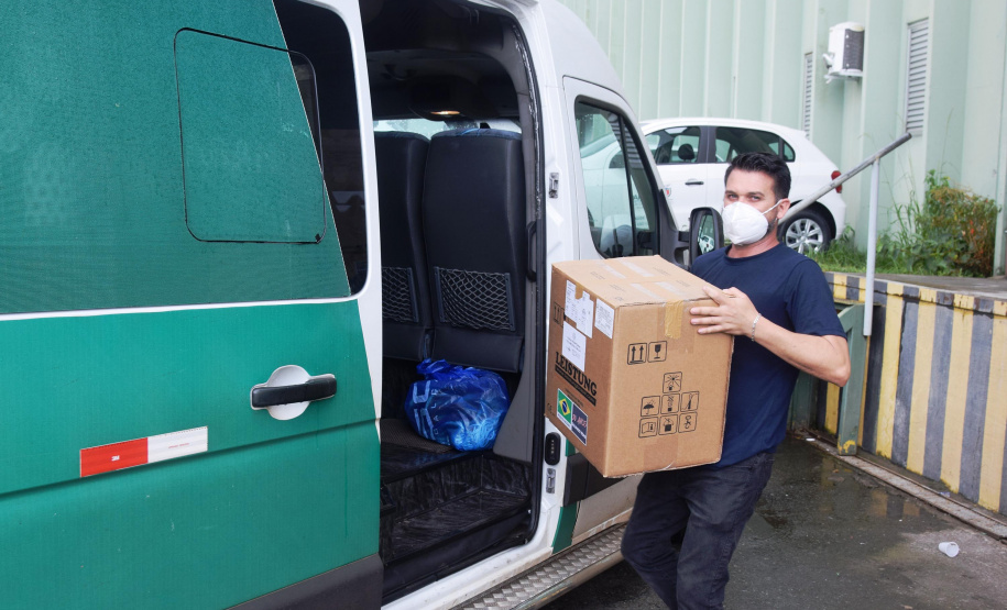 Sesa disponibiliza 113 novos leitos exclusivos Covid-19 em cinco dias e envia equipamentos para hospitais  -  Curitiba, 24/02/2021  -  Foto: Américo Antonio/SESA