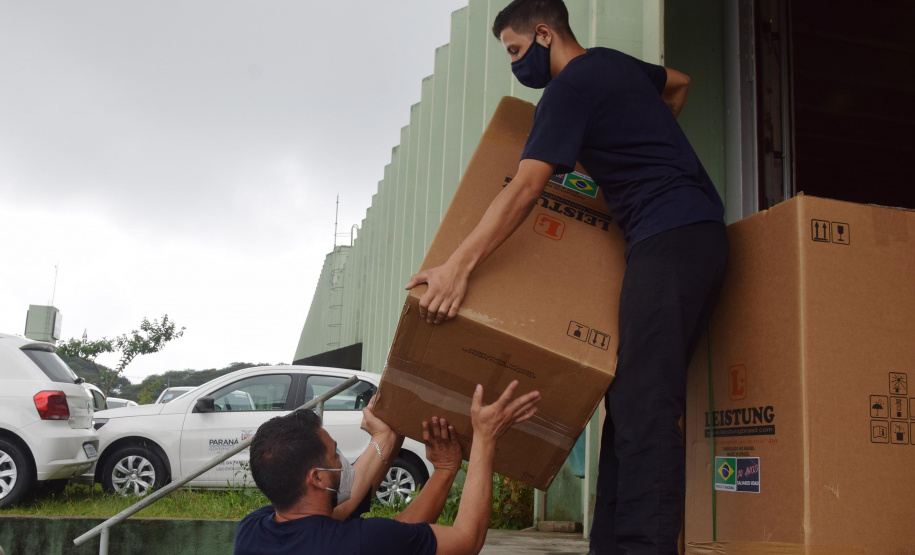Sesa disponibiliza 113 novos leitos exclusivos Covid-19 em cinco dias e envia equipamentos para hospitais  -  Curitiba, 24/02/2021  -  Foto: Américo Antonio/SESA