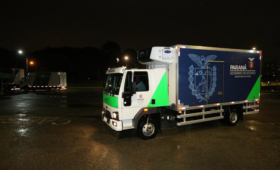 Novo lote da vacina CoronaVac chega ao Paraná 24/02/2021 - Foto: Geraldo Bubniak/AEN