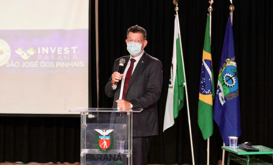 O município de São José dos Pinhais será mais uma cidade-polo da agência do Governo do Estado de promoção e prospecção de novos negócios e investimentos. Termo de cooperação entre a Invest Paraná e o município foi assinado nesta quarta-feira (24).