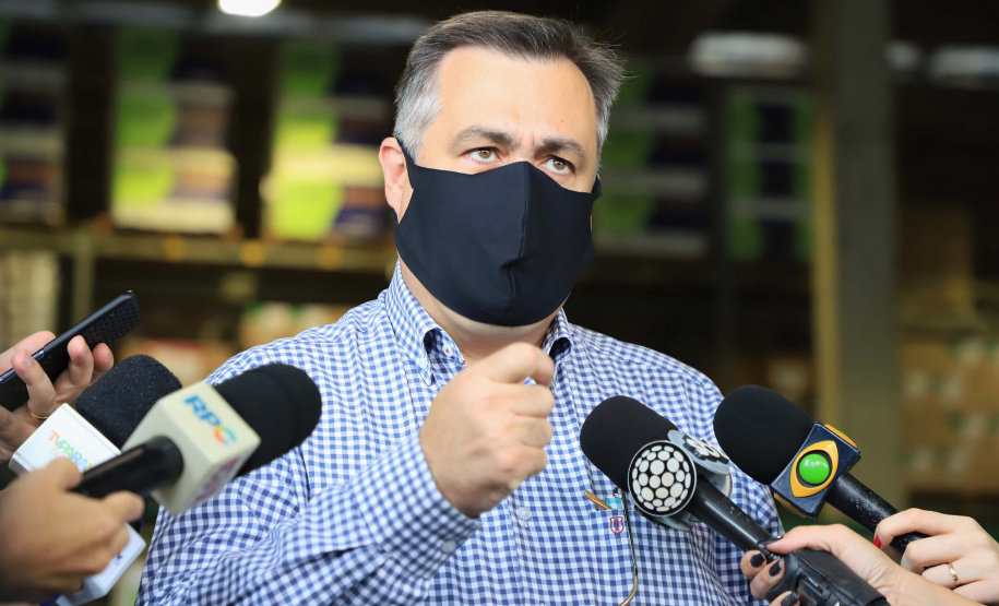 Distribuição das novas doses de vacinas contra a Covid-19 para as 22 Regionais de Saúde.  -  Curitiba, 25/02/2021  -  Foto: José Fernando Ogura/AEN