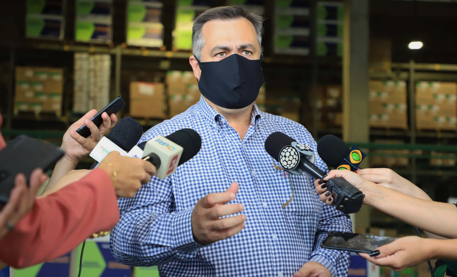 Distribuição das novas doses de vacinas contra a Covid-19 para as 22 Regionais de Saúde.  -  Curitiba, 25/02/2021  -  Foto: José Fernando Ogura/AEN