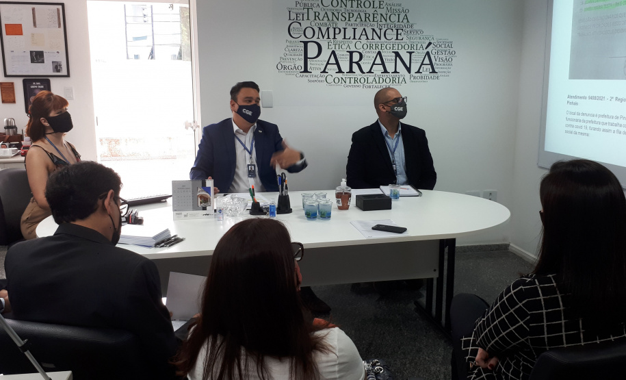 Órgãos se unem para combater fura-filas da prioridade de vacinação. A lista de denúncias de fura-filas que chegaram à Controladoria-Geral do Estado (CGE) é grande, já passa de 500 registros no Paraná, e desafia órgãos de controle. - Curitiba, 25/02/2021 - Foto: Divulgação CGE