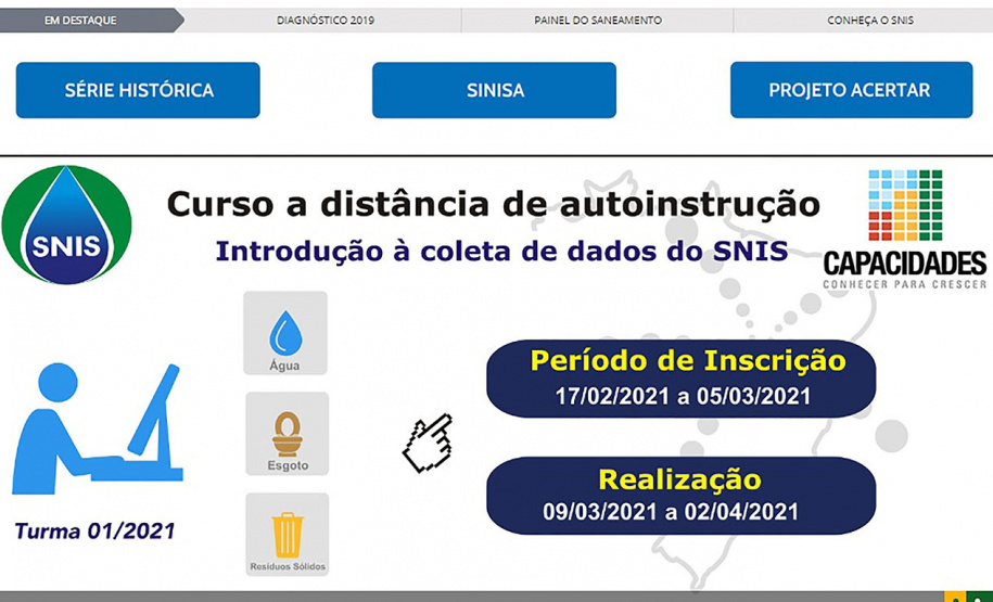 A Secretaria do Desenvolvimento Sustentável e do Turismo (Sedest) recomenda que os municípios façam os cursos online e gratuitos, disponilbilizados pelo Ministério do Desenvolvimento Regional. As inscrições terminam na próxima sexta-feira (05). -  Curitiba, 01/03/2021 -  Foto: Divulgação SEDEST