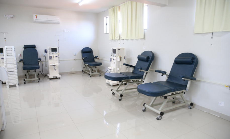 Setor de Hemodialise do Hospital Santa Clara, em Colorado, na região Norte do Paraná.   03/08/2020 -  Foto: Geraldo Bubniak/AEN