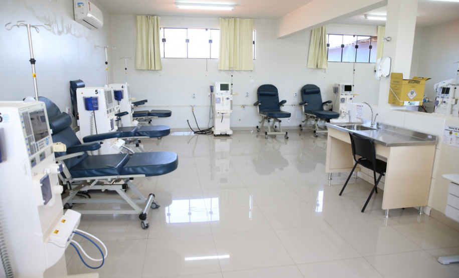 Setor de Hemodialise do Hospital Santa Clara, em Colorado, na região Norte do Paraná.   03/08/2020 -  Foto: Geraldo Bubniak/AEN