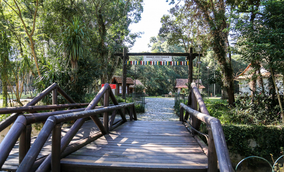 Bosque Papa João Paulo II no Centro Cívico em Curitiba.  Curitiba, 09/07/2019 -  Foto: Geraldo Bubniak/ANPr