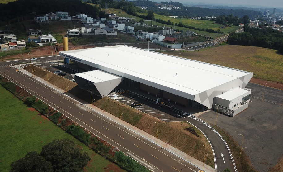 A nova rodoviária de Francisco Beltrão, no Sudoeste do Paraná, começou a funcionar oficialmente no último domingo (28). Foto: Gelson Corazza/Prefeitura de Francisco Beltrão