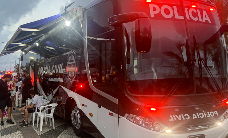 Delegacia Móvel da Polícia Civil do Paraná - Foto: Fábio Dias/PCPR/SESP-PR