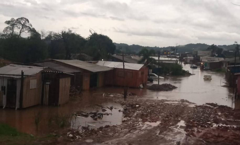 Boletim de Ocorrências da Coordenadoria Estadual da Defesa Civil divulgado na manhã desta quarta-feira (4) mostra que os temporais atingiram nove municípios e danificaram 164 residências. Foto: SISDC/Defesa Civil
