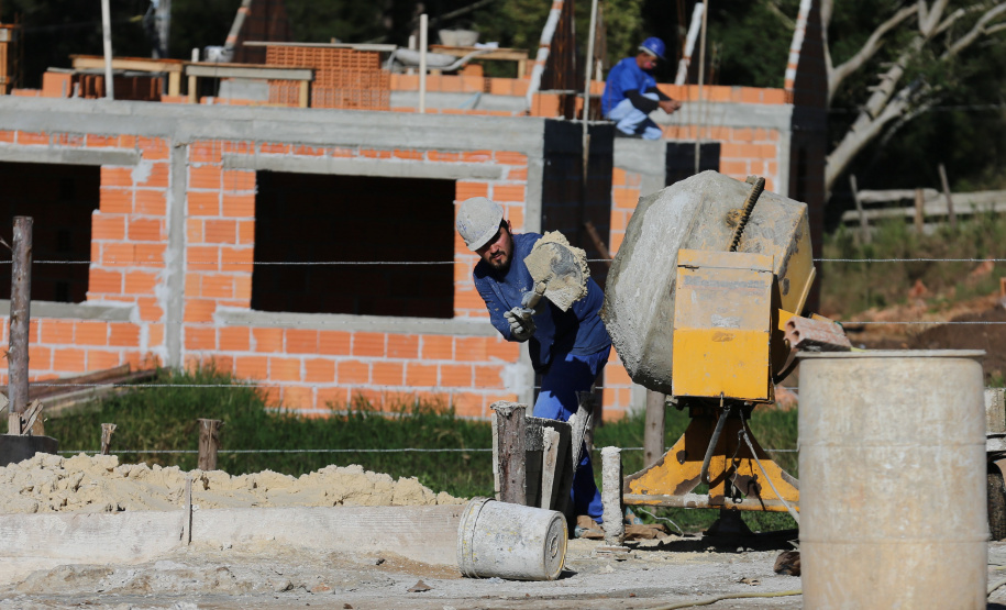 Habita Parana - Programa Estadual de Habitacao - Financiamento Cohapar  Residencial São João do Triunfo, 30 casas populares, com dois quartos, sala, cozinha, banheiro e área de serviço externa. Os imóveis são financiados pela Cohapar através do Fundo de Combate à Pobreza.Foto: Geraldo Bubniak/AEN