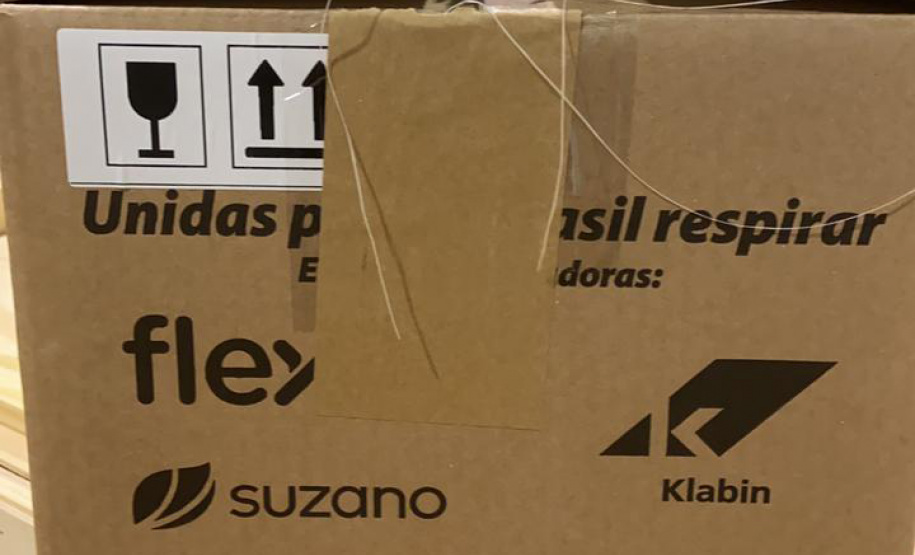 A Klabin, maior produtora e exportadora de papéis do Brasil, doou mais 15 respiradores com monitores para a Secretaria de Estado da Saúde. - Curitiba, 07/03/2021 - Foto: Divulgação SESA-PR