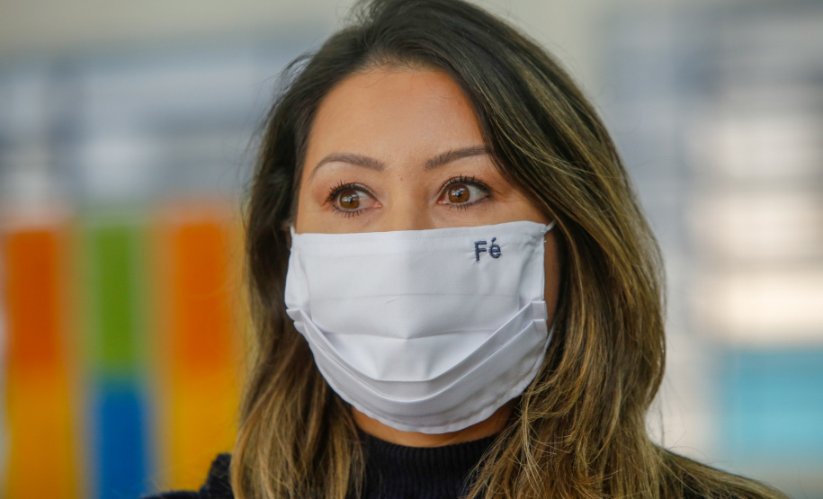 Para a primeira-dama do Estado, Luciana Saito Massa, que é uma das mentoras e também madrinha do Banco da Mulher Paranaense, os exemplos de sucesso do programa de apoio ao empreendedorismo são motivos de muito orgulho para o Estado do Paraná. Foto: Gilson Abreu/AEN