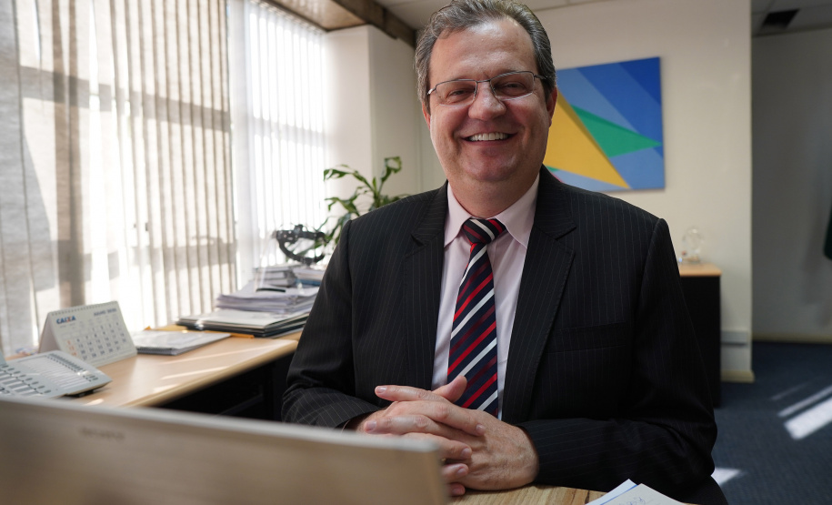 Paraná integra rede nacional de pesquisa genômica do novo coronavírus . Na foto, o superintendente Aldo Bona - Curitiba, 08/03/2021 - Foto: Divulgação SETI