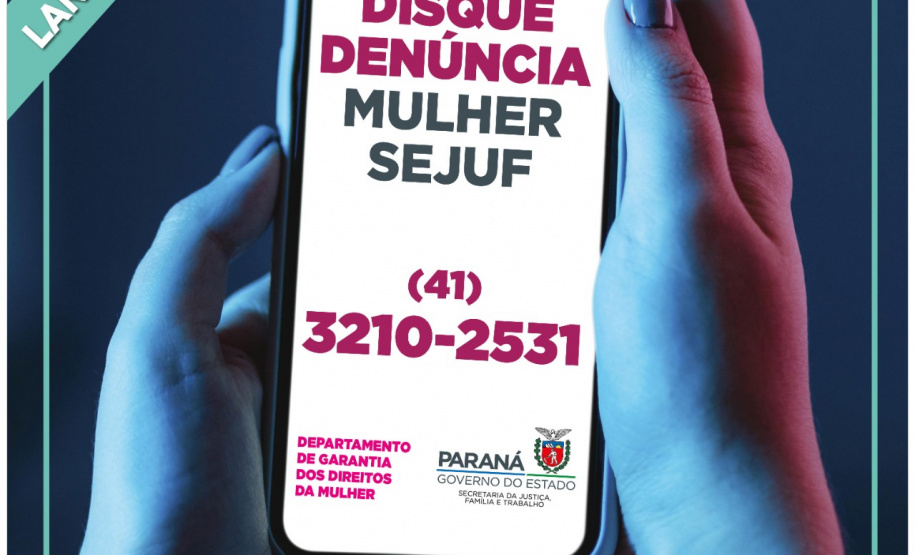 Disque Denúncia Mulher começa a funcionar no Paraná. Foto: SEJUF
