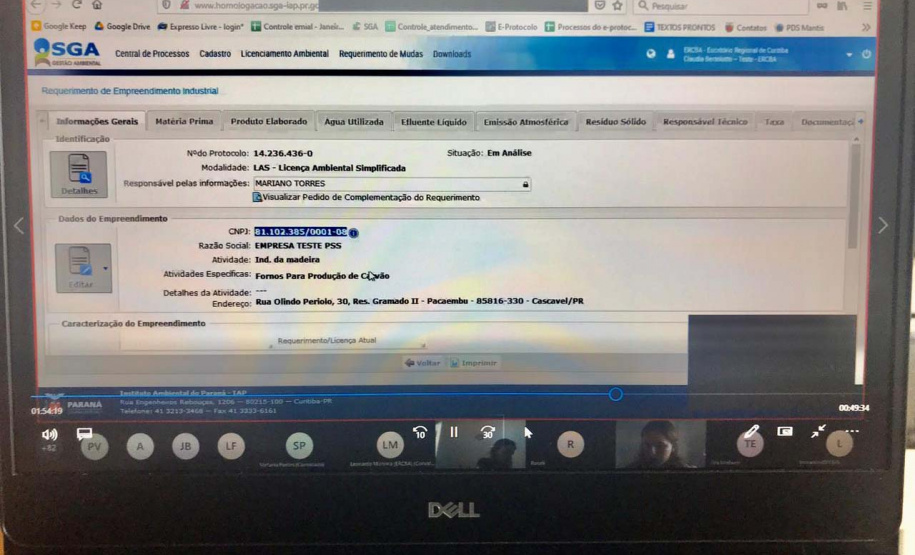 O Instituto Água e Terra (IAT) promove nestas segunda e terça-feira (8 e 9) cursos de capacitação para operação do Sistema de Gestão Ambiental (SGA) e Sistema de Informação para Gestão Ambiental e de Recursos Hídricos (SIGARH) aos novos servidores. A capacitação é online. Foto:IAT