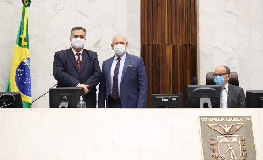 O secretário de Estado da Saúde, Beto Preto, apresentou aos deputados estaduais o Relatório Detalhado do Quadrimestre Anterior (RDQA) do 3º Quadrimestre de 2020, nesta terça-feira (9). A audiência pública é realizada pela Comissão de Saúde Pública da Assembleia Legislativa, ocorreu no Plenário da casa parlamentar com transmissão pela internet. - Curitiba, 09/03/2021  -  Foto: Dálie Felberg /ALEP