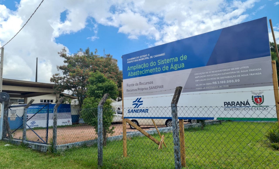 A Companhia de Saneamento do Paraná (Sanepar) está realizando, em Carambeí, obras que vão ampliar o sistema de abastecimento de água tratada e o sistema de esgotamento sanitário da cidade. -  Carambeí, 09/03/2021 - Foto: Divulgação Sanepar