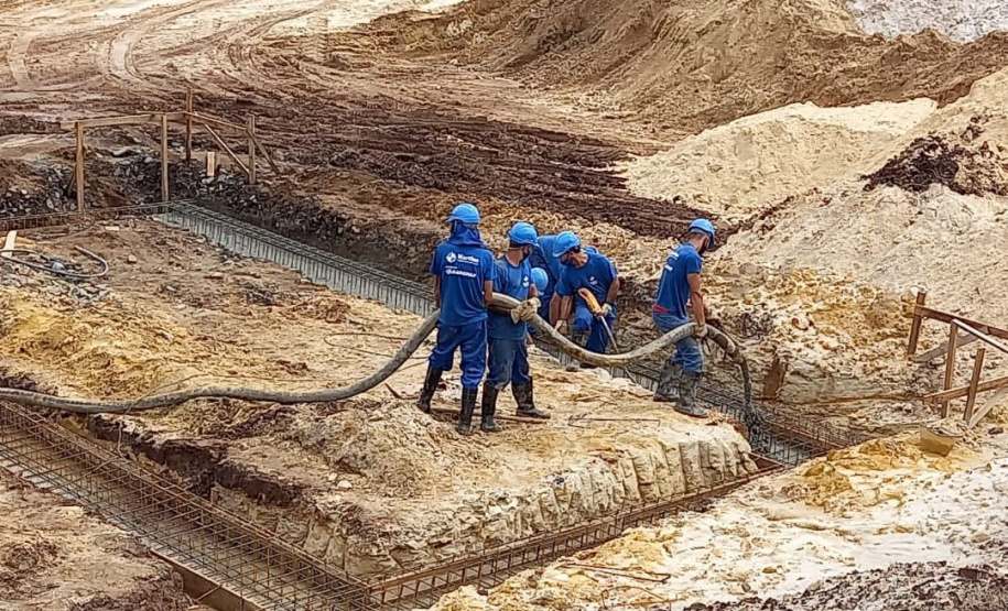 A Companhia de Saneamento do Paraná (Sanepar) está realizando, em Carambeí, obras que vão ampliar o sistema de abastecimento de água tratada e o sistema de esgotamento sanitário da cidade. -  Carambeí, 09/03/2021 - Foto: Divulgação Sanepar