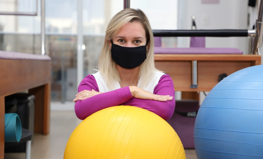 Empreendedoras comandam um terço das empresas do Paraná. Na foto, a fisioterapeuta Kelly Cristina Saderli Bandoszeweski. Foto: Ari Dias/AEN