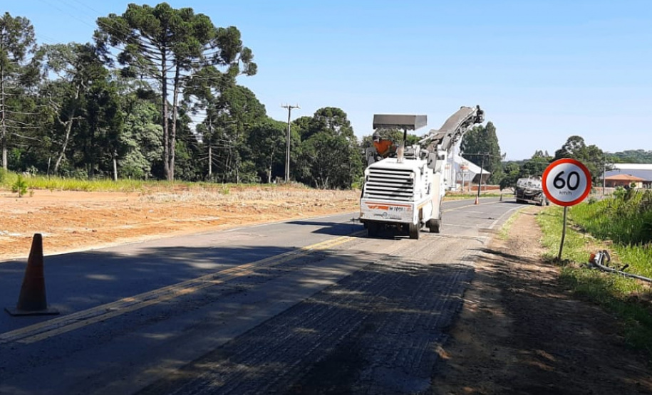O Departamento de Estradas de Rodagem do Paraná (DER/PR) está realizando melhorias na PRC-487, trecho estadual da Estrada Boiadeira, e na PR-522, rodovias que ligam o município de Ivaí à BR-373, na região dos Campos Gerais. - Curitiba, 11/03/2021 - Foto_ Divulgação DER-PR