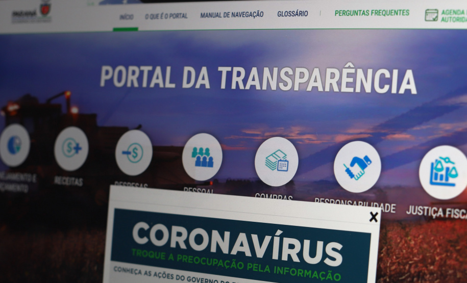 Portal Transparencia - Foto: Geraldo Bubniak/AEN