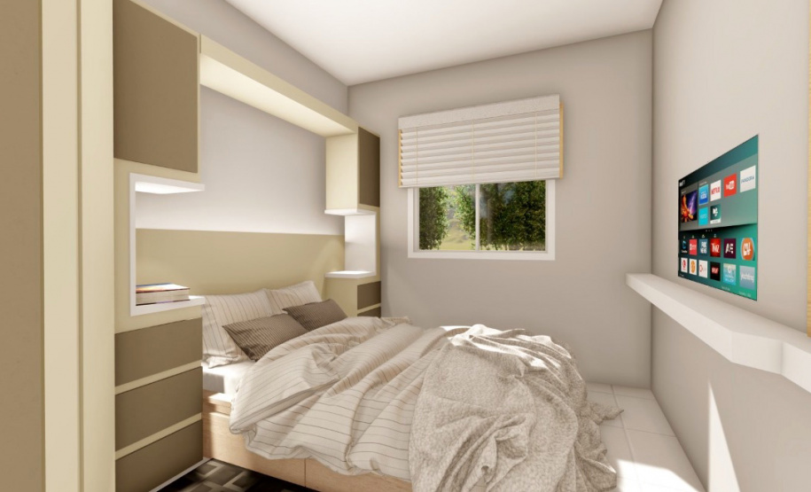 Famílias que estão em busca de adquirir uma casa própria na Lapa têm o fim desta quarta-feira (17) para participar do processo de seleção das primeiras 118 unidades do Residencial Parque dos Tropeiros. A seleção será realizada com famílias com renda mensal a partir de R$ 1.700, que devem se inscrever pelo site da Cohapar: cohapar.pr.gov.br/cadastro. (Imagem: Cohapar)