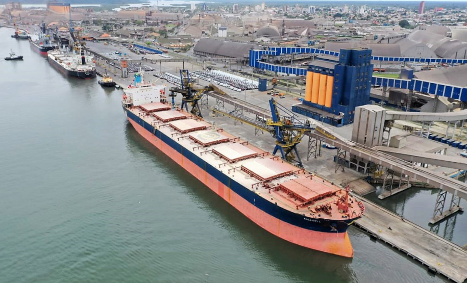 O Porto de Paranaguá completa 86 anos nesta quarta-feira, dia 17 de março, e aposta em inovação para se tornar hub logístico da América Latina. - Foto: Claudio Neves/Portos do Paraná