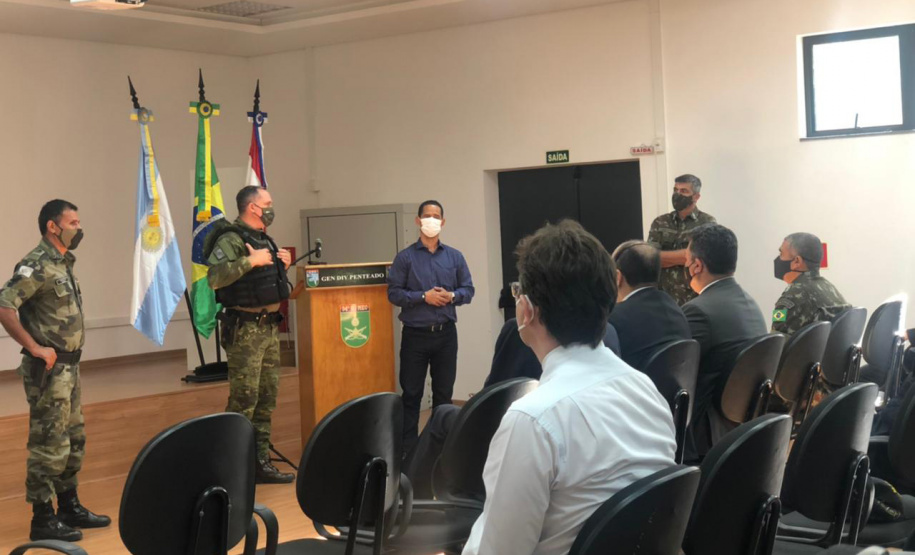 A Secretaria da Segurança Pública do Paraná (SESP), integrada com órgãos de segurança estaduais e federais, está apoiando a Operação Fronteira Sul – Ágata 21, encabeçada pela 5ª Divisão do Exército Brasileiro. -  Curitiba, 16/03/2021  -  Foto: Divulgação SESP