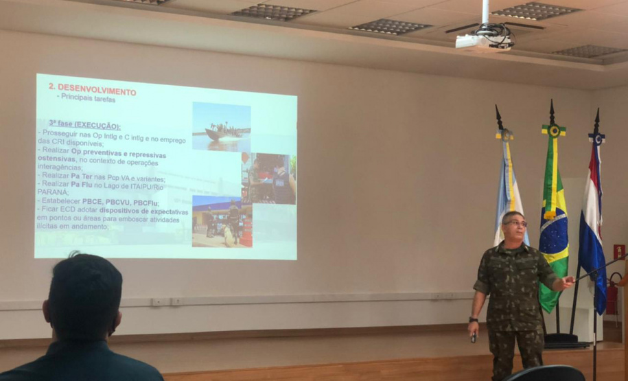 A Secretaria da Segurança Pública do Paraná (SESP), integrada com órgãos de segurança estaduais e federais, está apoiando a Operação Fronteira Sul – Ágata 21, encabeçada pela 5ª Divisão do Exército Brasileiro. -  Curitiba, 16/03/2021  -  Foto: Divulgação SESP