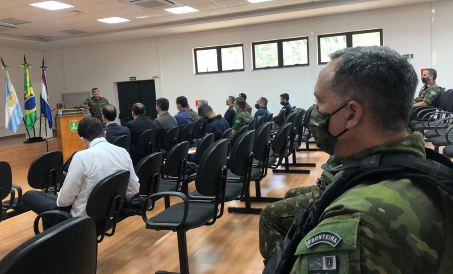 A Secretaria da Segurança Pública do Paraná (SESP), integrada com órgãos de segurança estaduais e federais, está apoiando a Operação Fronteira Sul – Ágata 21, encabeçada pela 5ª Divisão do Exército Brasileiro. -  Curitiba, 16/03/2021  -  Foto: Divulgação SESP