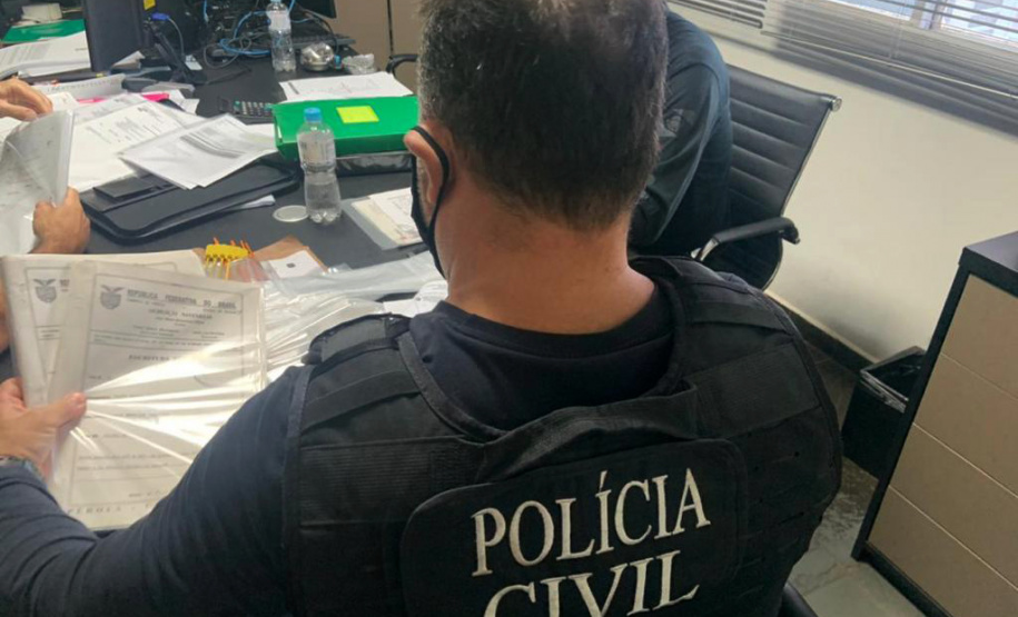 Mais de 710 policiais civis, auditores das receitas e peritos desmantelaram um esquema bilionário de sonegação nos estados do Paraná, Minas Gerais, São Paulo e Espírito Santo, nesta terça-feira (16).  Foto:SESP
