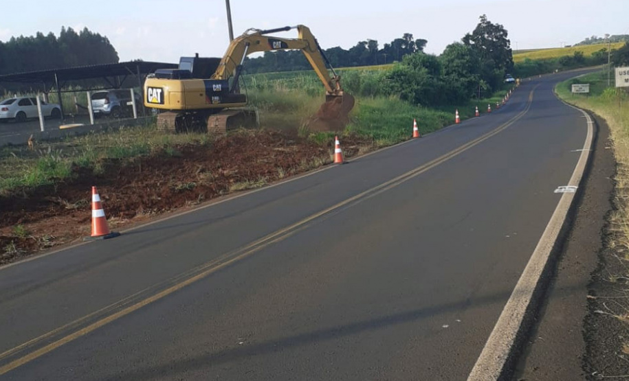 O Departamento de Estradas de Rodagem do Paraná (DER/PR) deu início à obra de adequação de trechos com curvas acentuadas da rodovia PR-562, entre o município de Coronel Vivida e o distrito de Vista Alegre, na região Sudoeste do estado. - Curitiba, 17/03/2021 - Foto: Divulgação DER