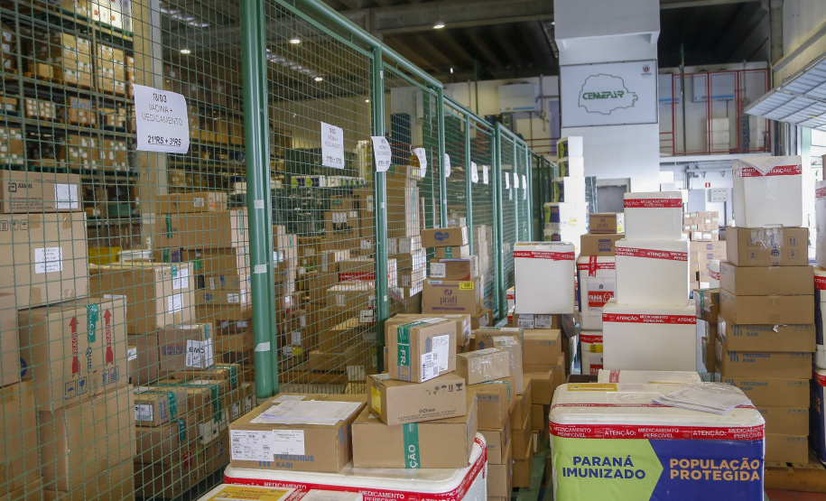 18.03.2021 - Disttribição de vacinas para o interior do estado.
Foto: Gilson Abreu/AEN