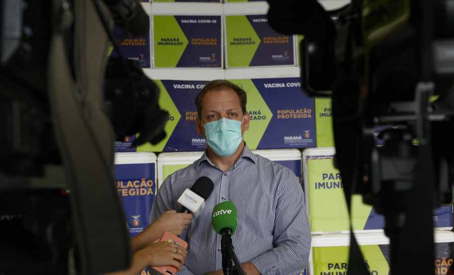 18.03.2021 - Disttribição de vacinas para o interior do estado.
Foto: Gilson Abreu/AEN